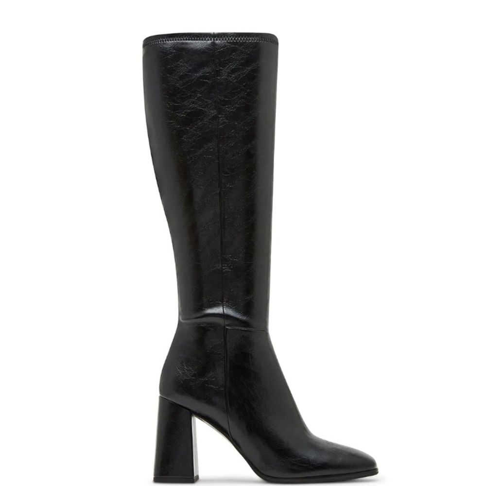 Steve MADDEN Elegant Black Knee-High Women's Boots